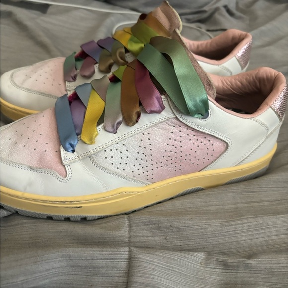 p448 Mason Shade White sneakers 42 Multicolor Made In Italy Size 11.5 Women - Picture 3 of 14